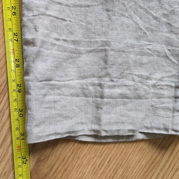 Nordstrom Men's Linen Pants 36W Flat Front Dress Trousers Beige Lightweight - Picture 11 of 11